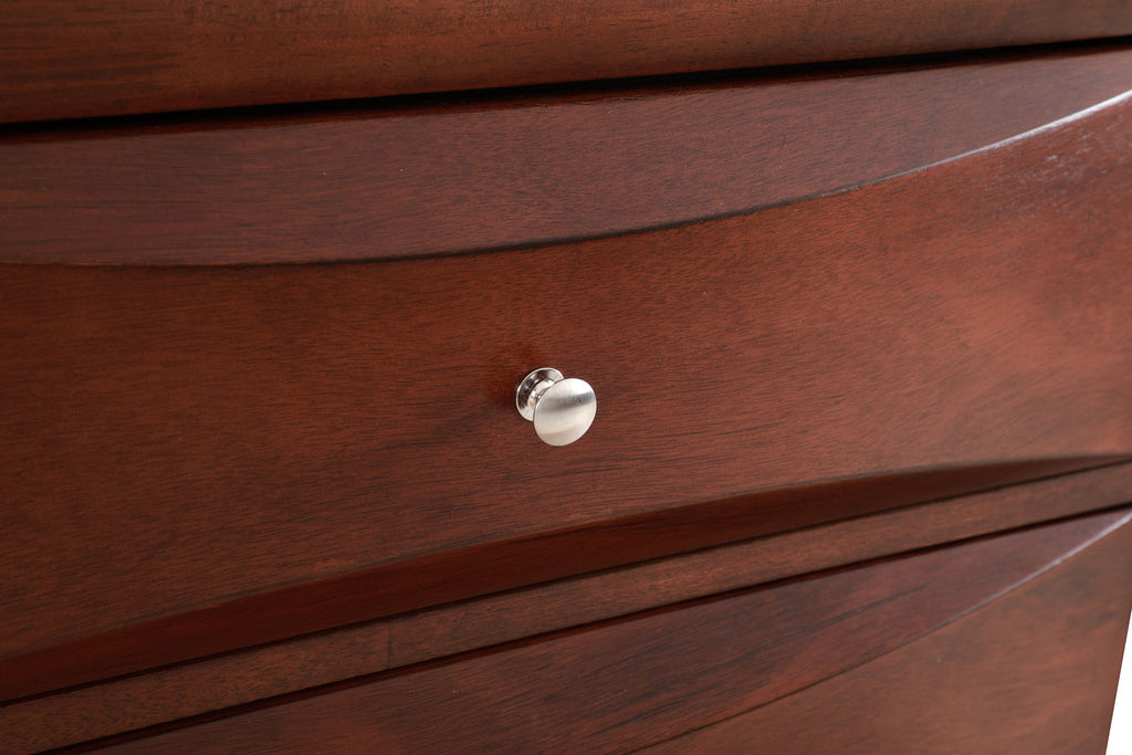 Media Chest with Modern Beveled Drawer Fronts - Multiple Colors