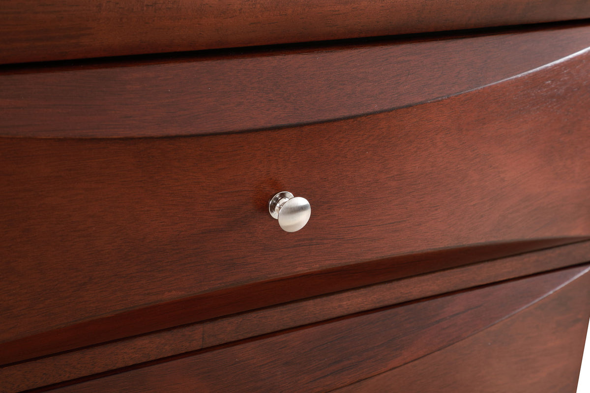 Media Chest with Modern Beveled Drawer Fronts - Multiple Colors