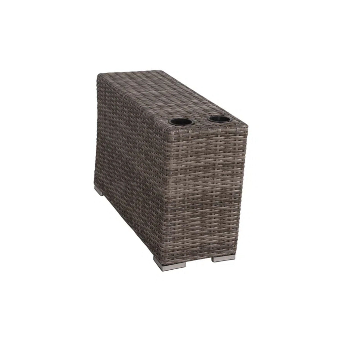 Wicker Outdoor Seating Group Set with Cushions and Table - Multiple Colors