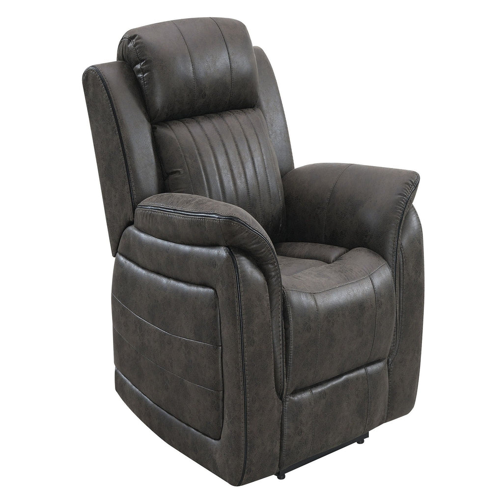 Steban Glider Recliner with Smooth Motion – Gray