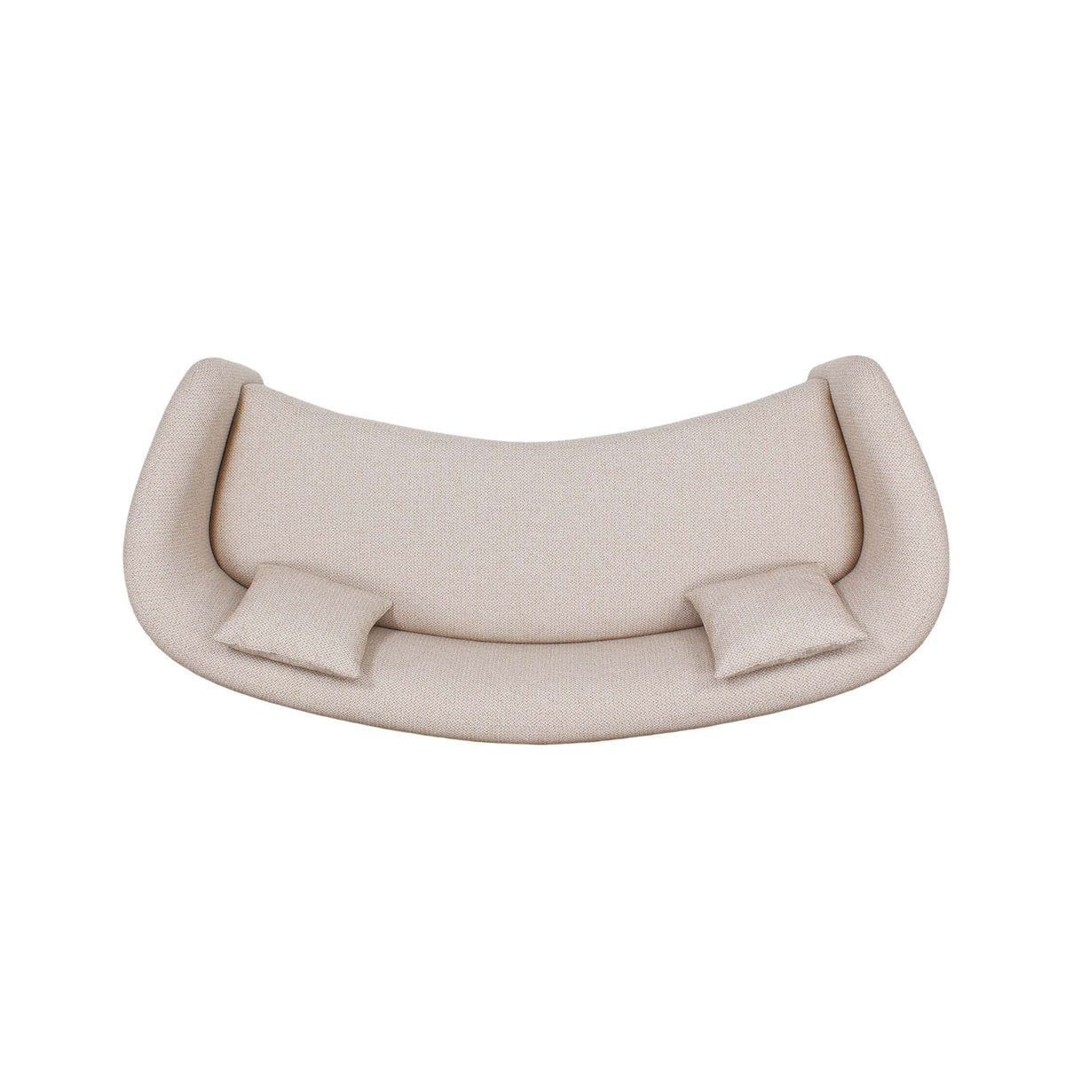 Sylvia Loveseat with Breathable PU Leather - Beige or Gold