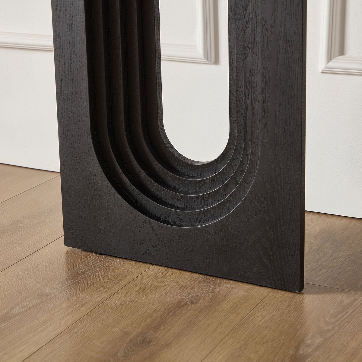 47.24 Inch Console Table with Loopback Design - MDF