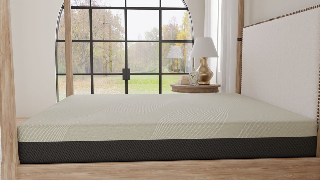 8" Firm Gel Memory Foam Tight Top Mattress with Removable Cover - Gray