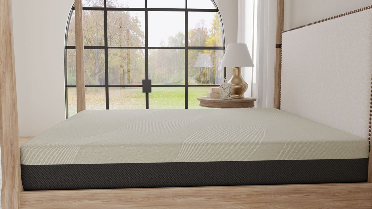 8" Firm Gel Memory Foam Tight Top Mattress with Removable Cover - Gray
