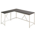 Olympus Corner Desk with Eco-Friendly Board - Dark Gray or Light Brown