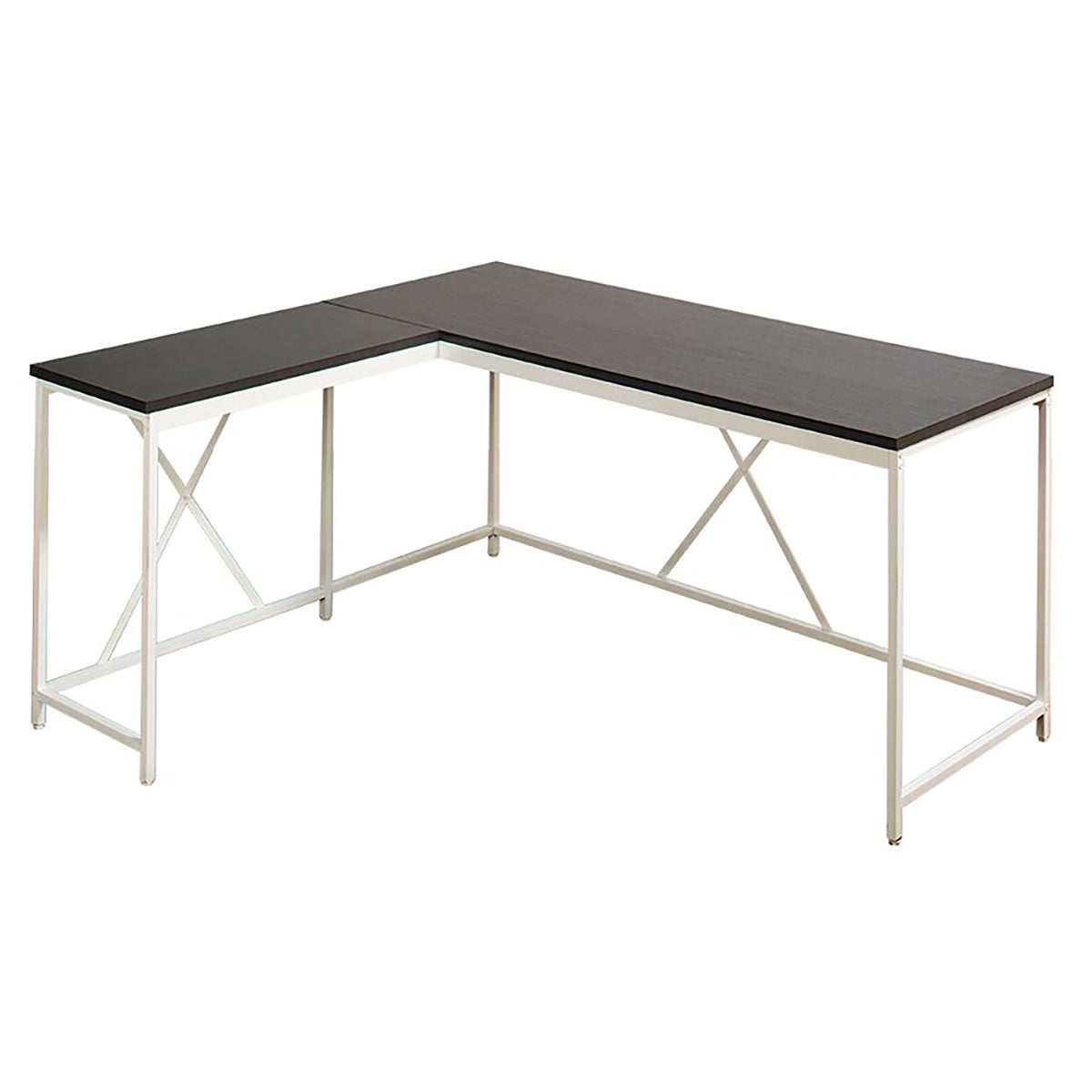 Olympus Corner Desk with Eco-Friendly Board - Dark Gray or Light Brown