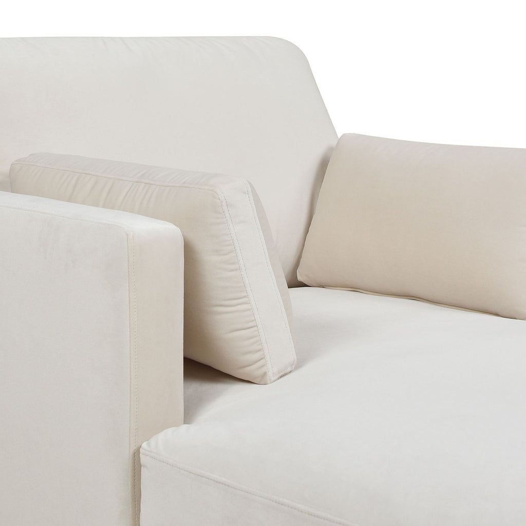 Modern Farmhouse Chaise Lounge Chair with Removable Cushions - Choice of Color