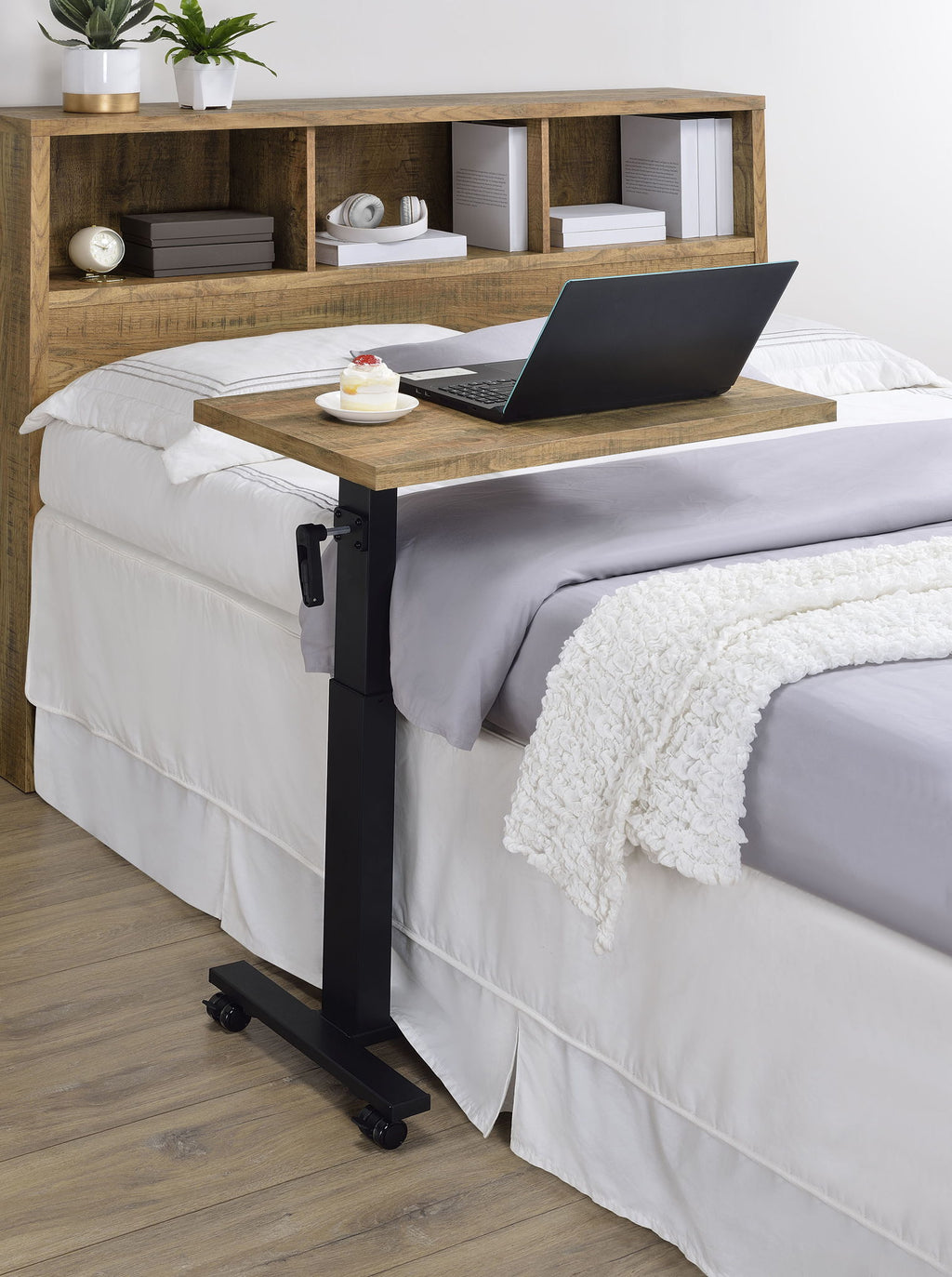 Westpark Height Adjustable Mobile Bedroom C-Table Mango