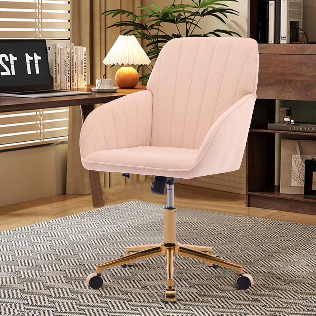 Ergonomic Swivel Office Chair with Memory Foam Seat - Multiple Colors