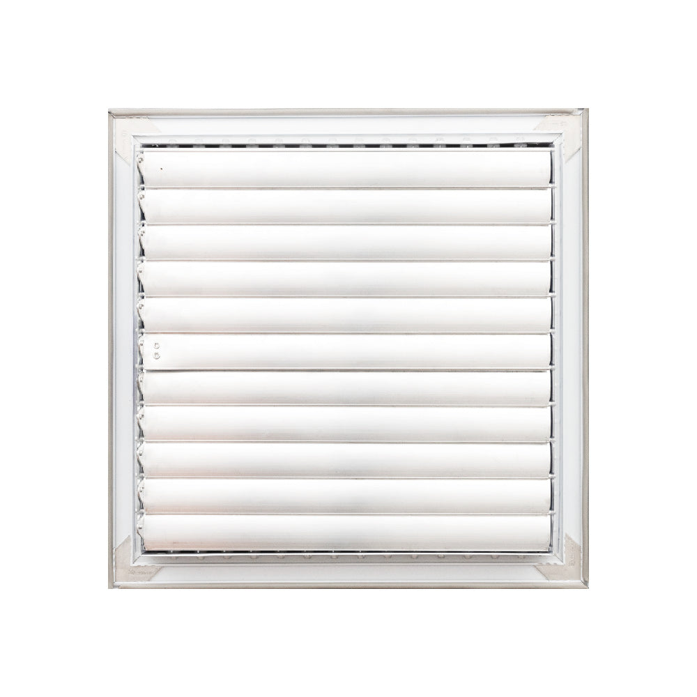 Adjustable Aluminum HVAC Register Vent Cover with Precise Airflow Control - 12x12 Inch