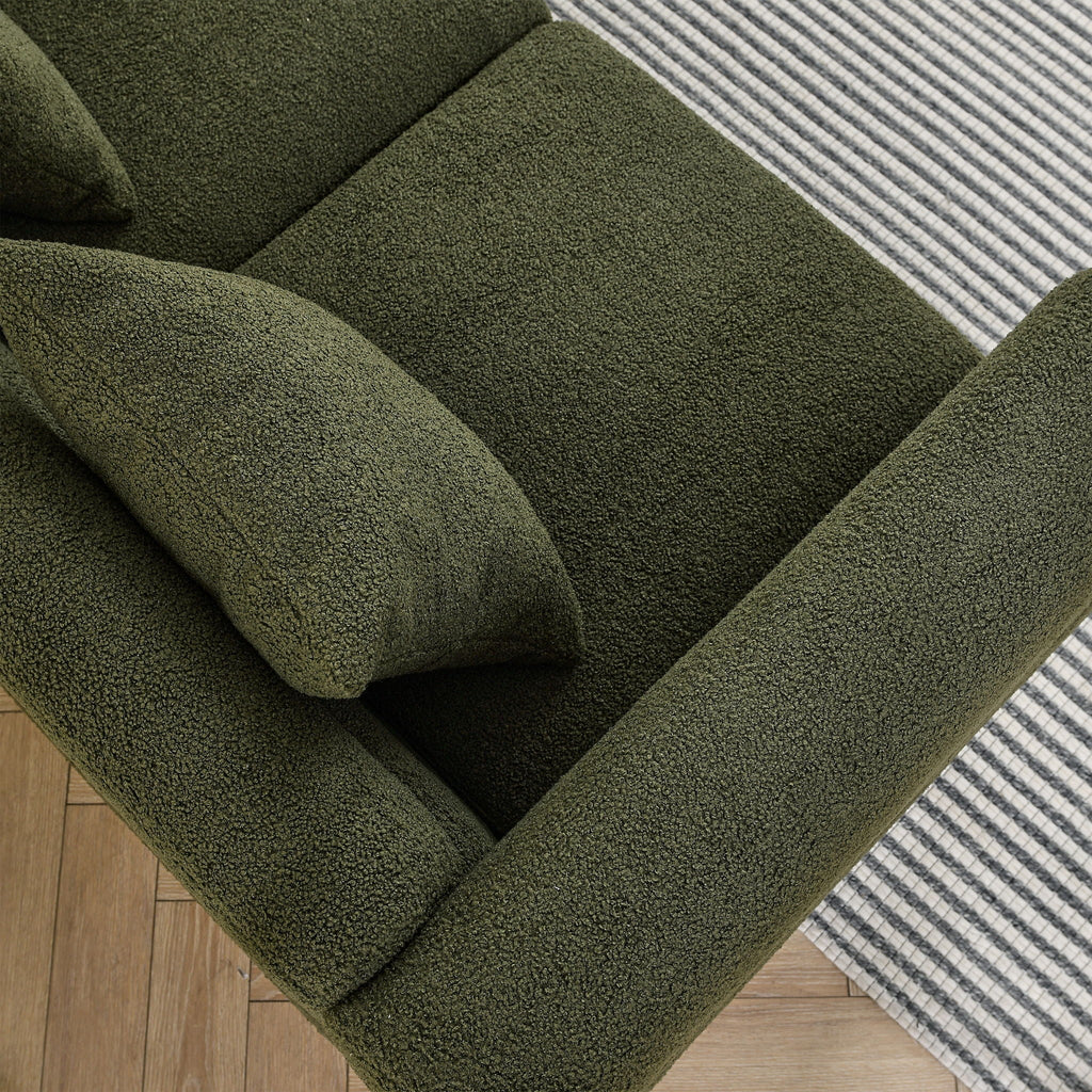 Streamline Sectional Sofa with Art Deco Design - Multiple Colors