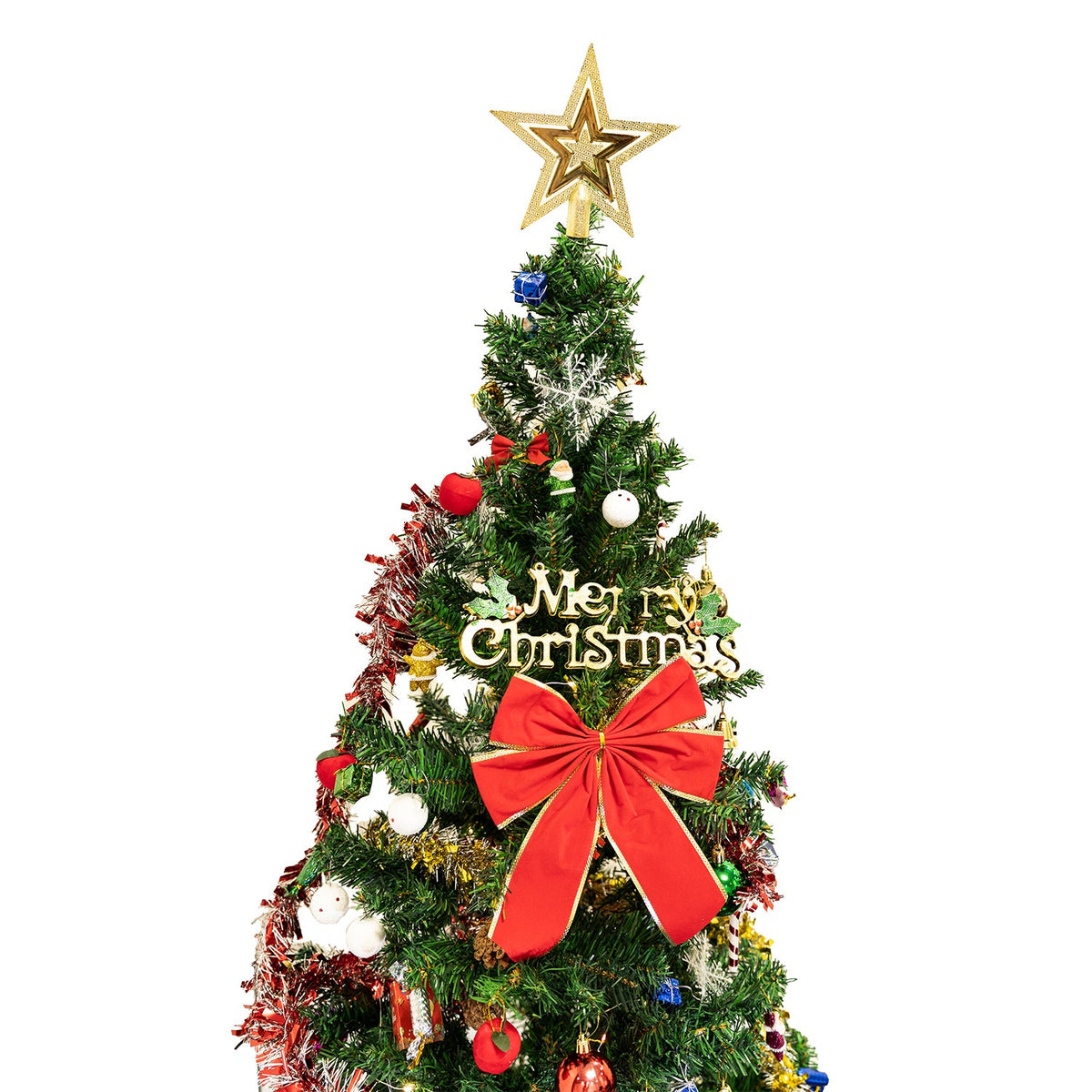 5ft Artificial Christmas Tree with LED Lights - Green