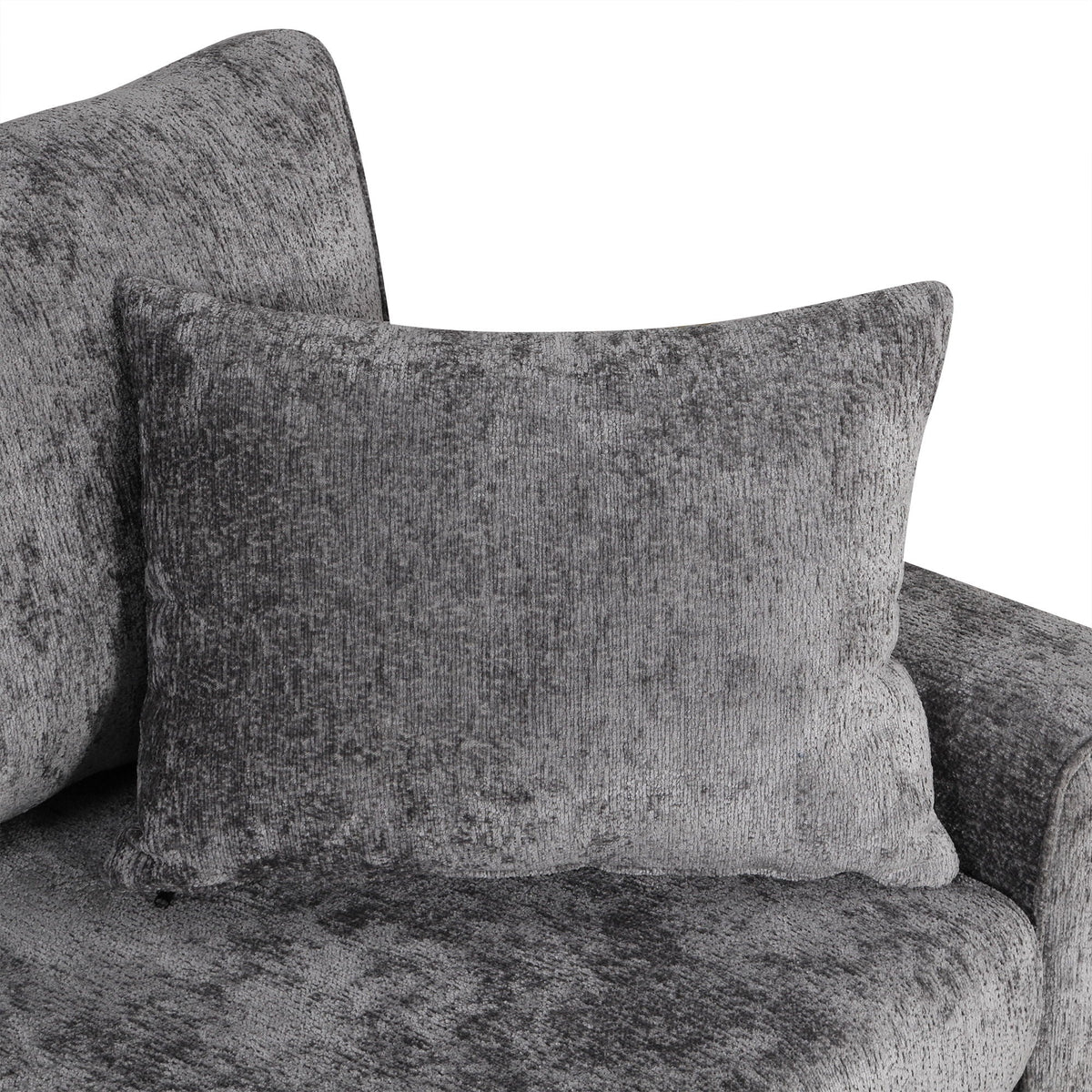 Sleeper Sectional Sofa with Storage Ottoman and USB Charging - White or Dark Gray