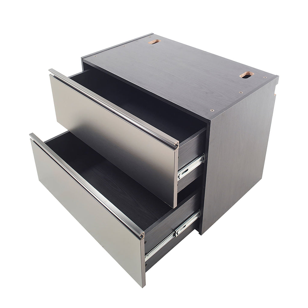 Wall Mounted Garage Cabinet with Deep Storage & Soft-Closing Drawer - Dark Gray