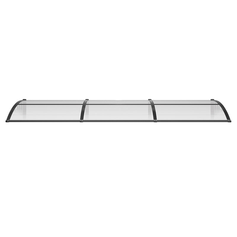 Exterior Front Door Awning with Drainage and ABS Bracket