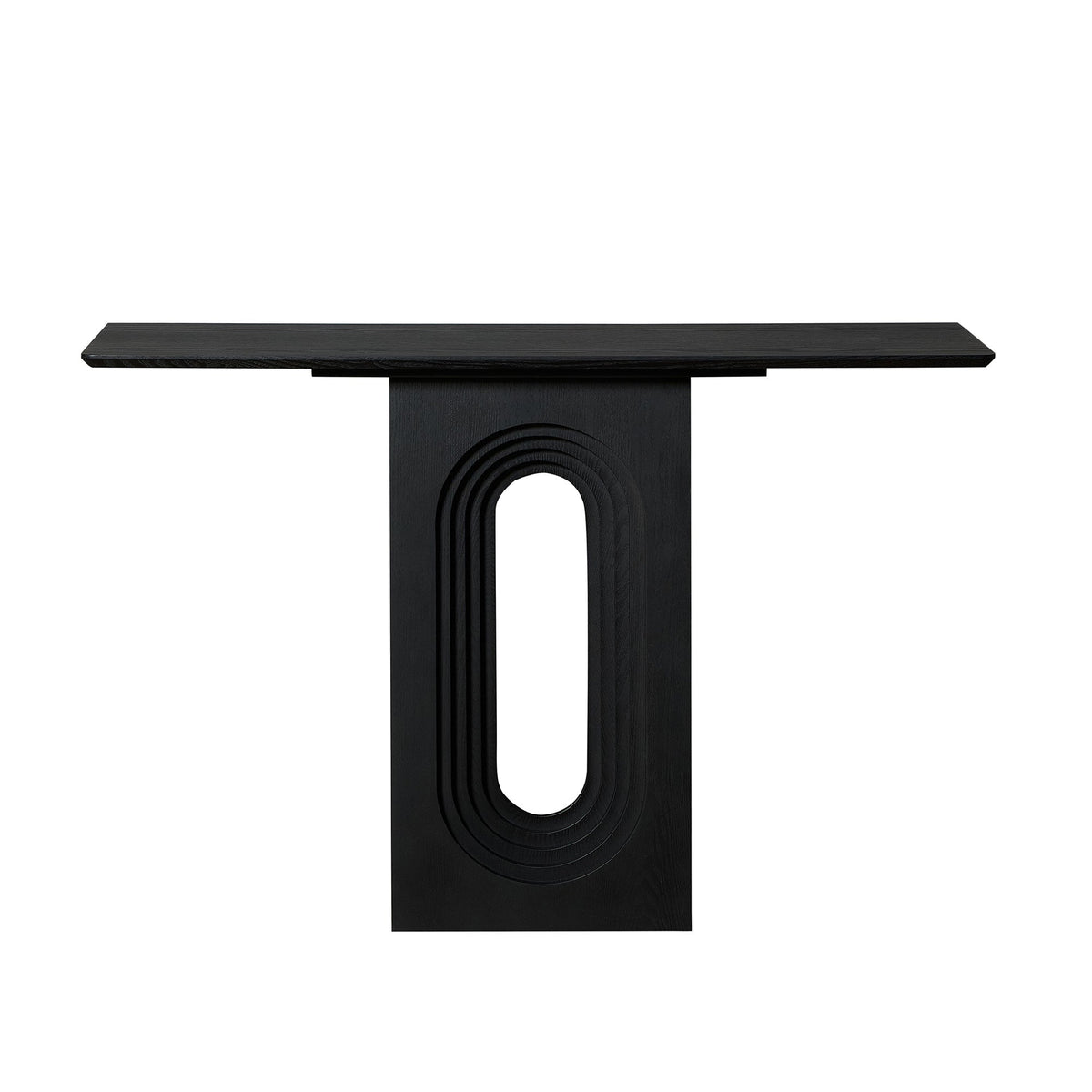 47.24 Inch Console Table with Loopback Design - MDF