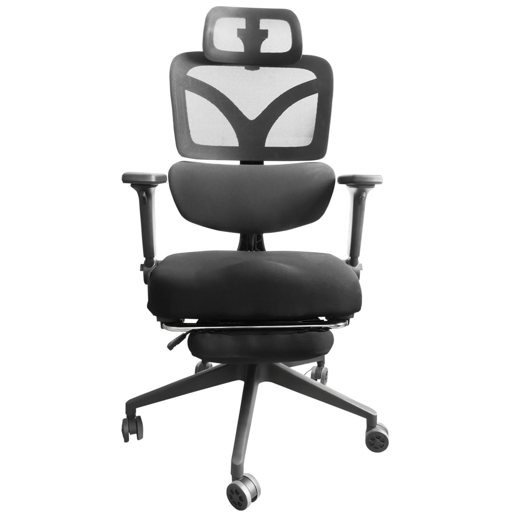Zero Gravity Ergonomic Office Chair with 4-Way Lumbar Support - Black Mesh