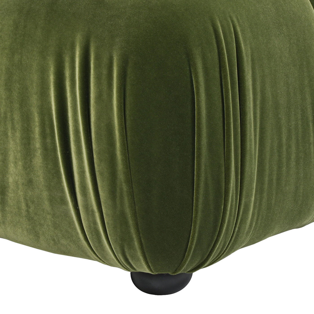 Bubble Modular Modern Lounge Arm Chair with Eucalyptus Frame - White, Green, or Orange