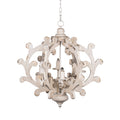6 Light Chandelier with Adjustable Chain
