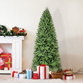 7FT Christmas Tree with Hinged Branches - 1375 PE+PVC Tips