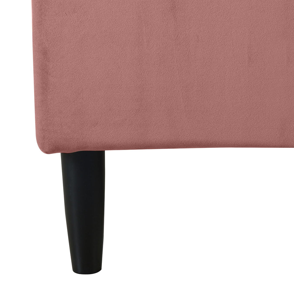 Vertical Tufted Modern Headboard Platform Bed Set with Upholstered Finish - Multiple Colors