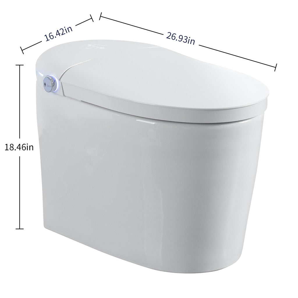 Tankless Smart Toilet With Bidet Built In
