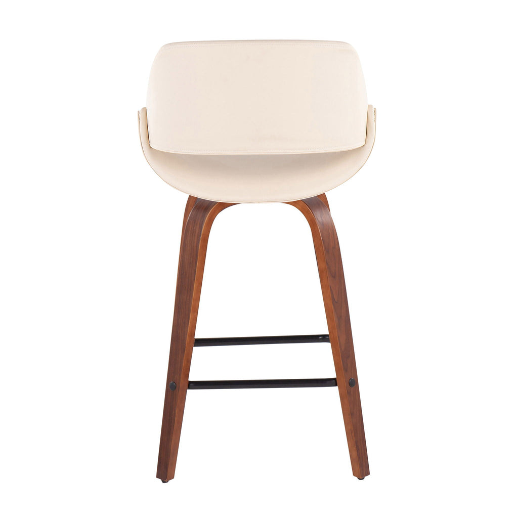 Fabrico - Mid-Century Modern Counter Stool (Set of 2)