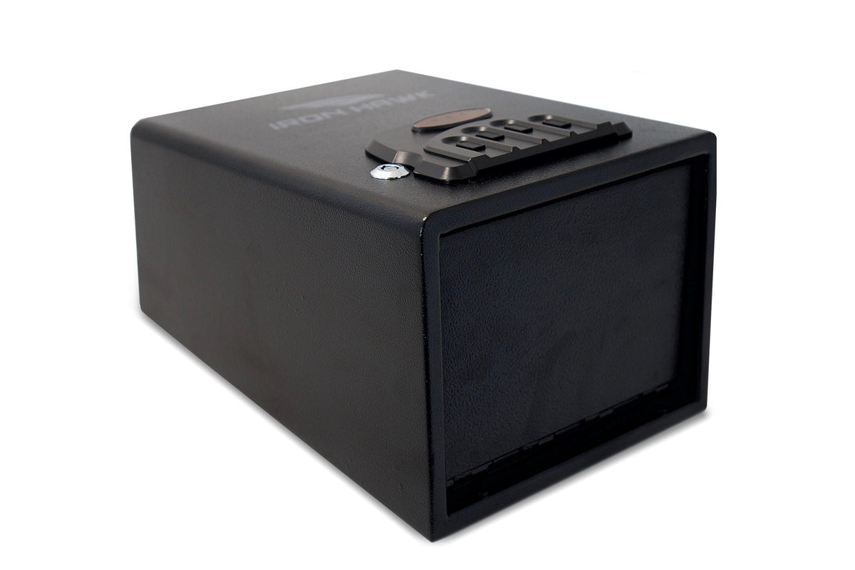 Compact Quick Access Vault with Durable Steel Construction - Black
