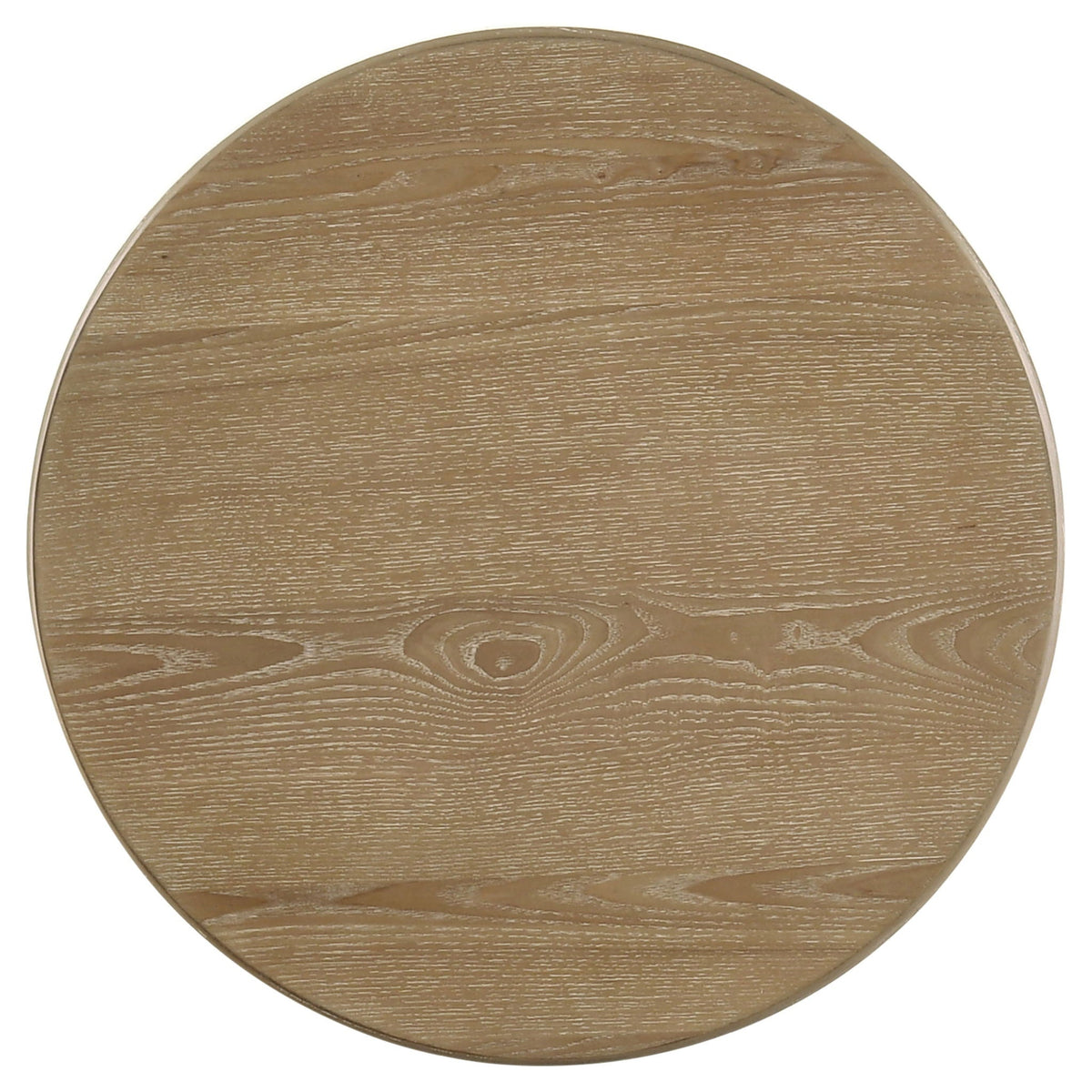 Adina 3-piece Round Coffee Table Set Distressed Light Brown