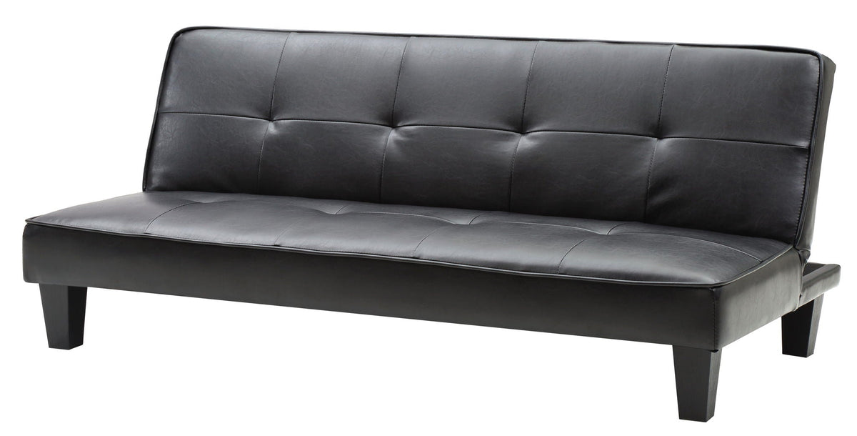 Alan Sofa Bed with Contemporary Design - Black, Dark Brown, Red, Light Brown