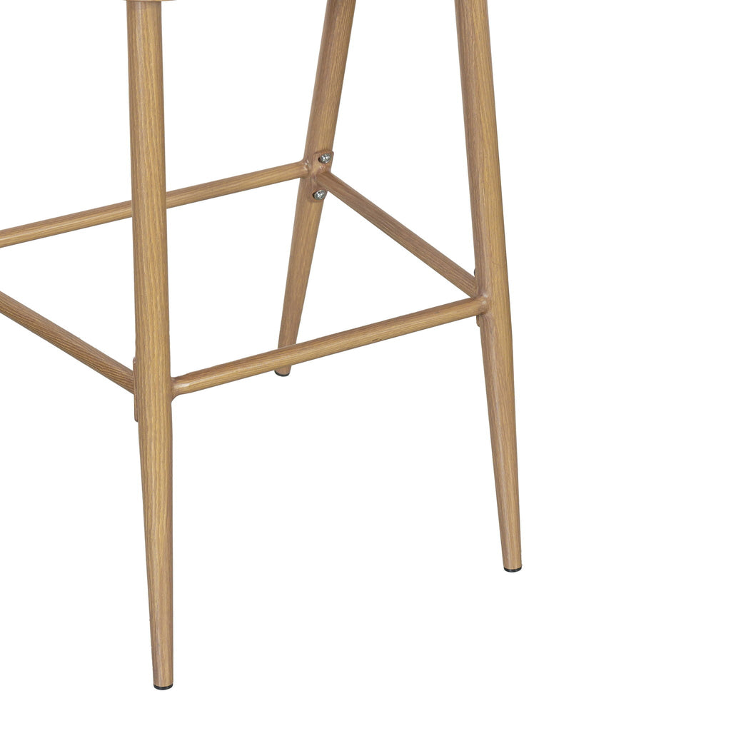 Outdoor 26" Counter Height Metal Frame Counter Stools
