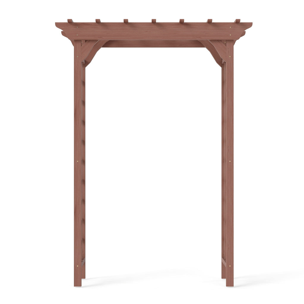 Wedding Arbor with Trellis Design - Dark Brown or Light Brown
