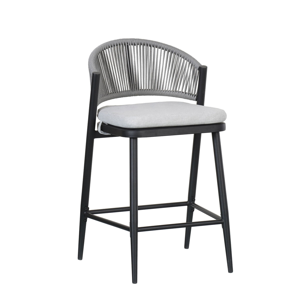 Outdoor 26" Counter Height Metal Frame Counter Stools
