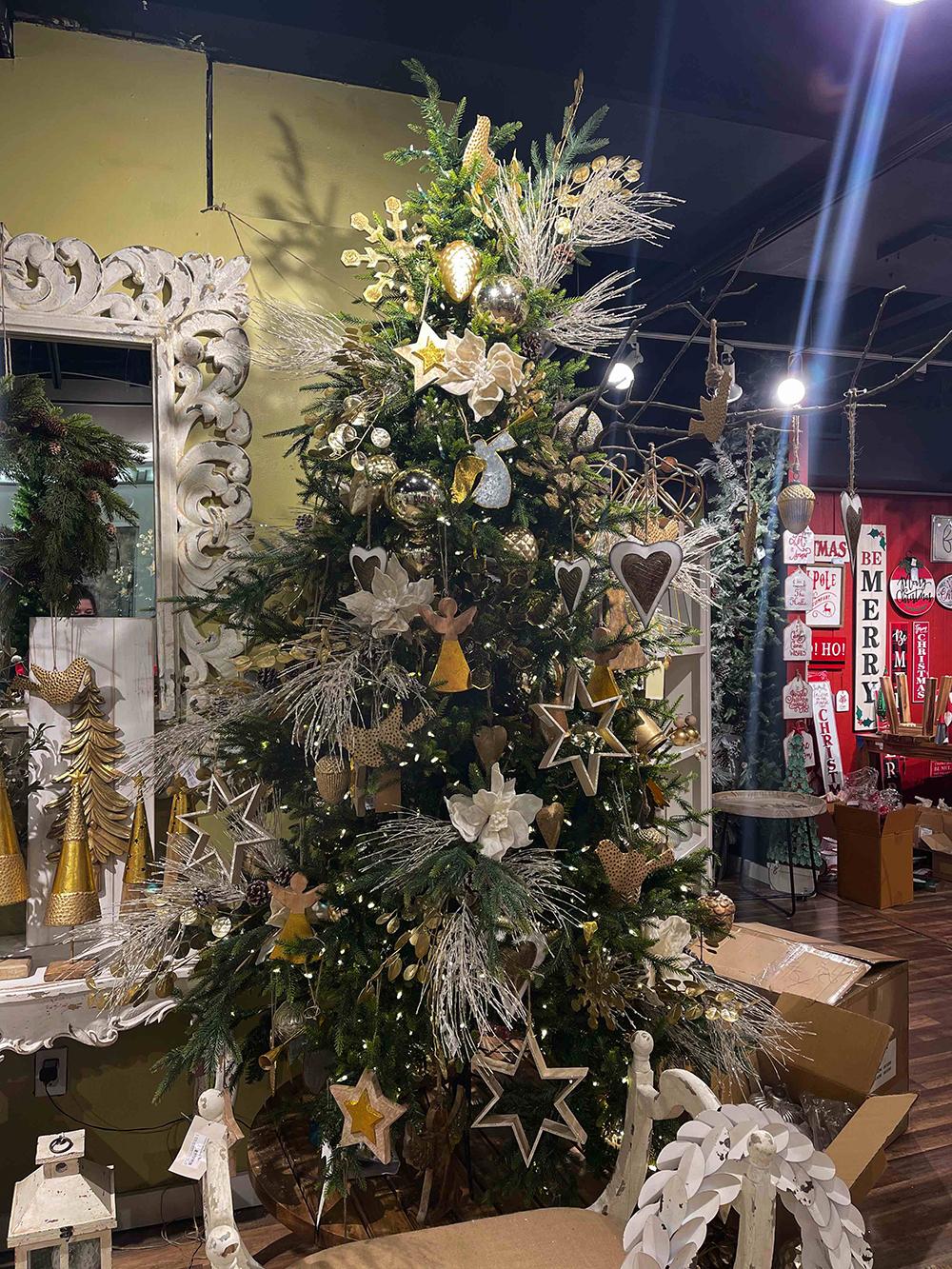 3.5" Snowflake Hanging Ornament Set of 12 with Durable Iron Construction - White