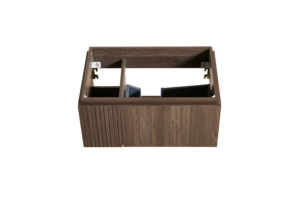 30" Muri Bathroom Vanity with Soft-Close Storage - Espresso