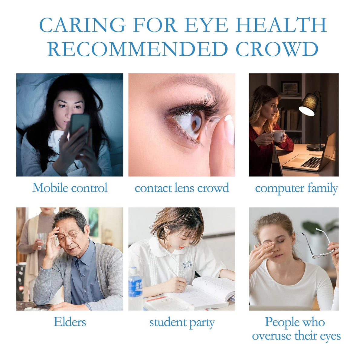 Eye Massage Roller Relieves Eye Discomfort Blur Moisturizes Eye Area Massage Roller
