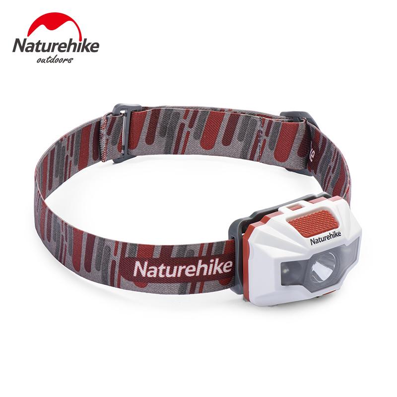 Naturehike Ultralight Waterproof USB Charge LED Headlamp 4 Modes Headlight