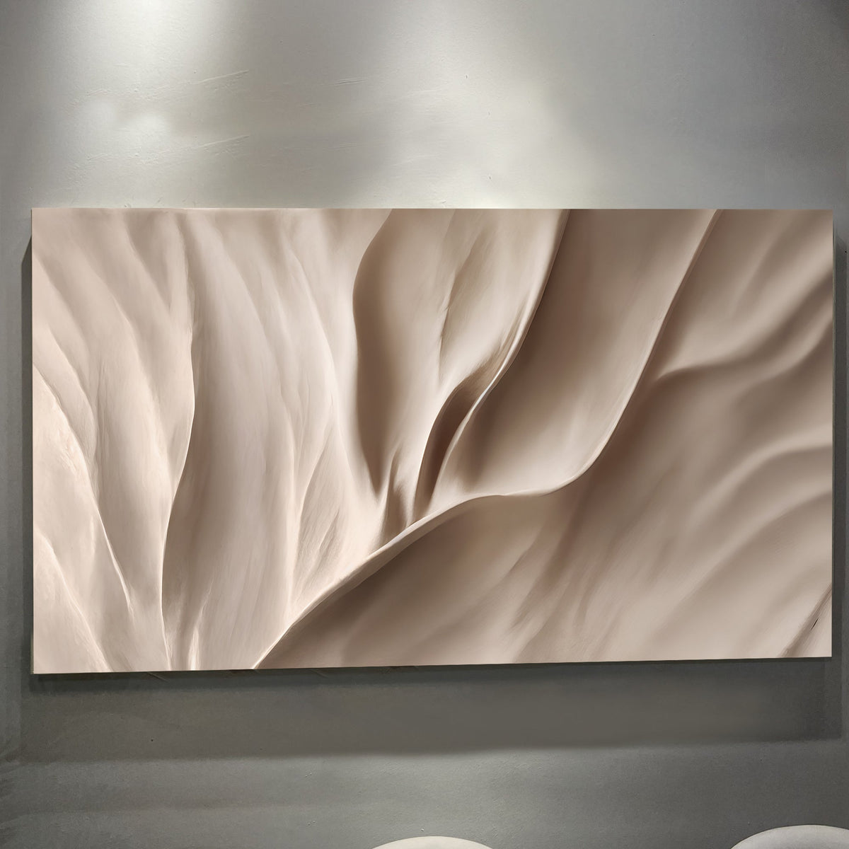 Soft Waves of Elegance Wall Art