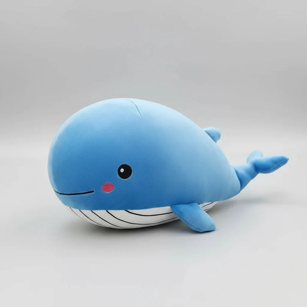 Cute Whale Plush Toy – Soft Ocean Animal Stuffed Pillow