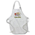 3dRose Dooni Designs Random Toons - Eight Maids a-Milking - Aprons (apr_103987)