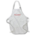 3dRose EvaDane - Quotes - Ph.inished. Red. - Aprons (apr_193288)