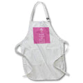 3dRose EvaDane - Funny Quotes - Keep Calm and Bake Cake. Pink. - Aprons (apr_194319)