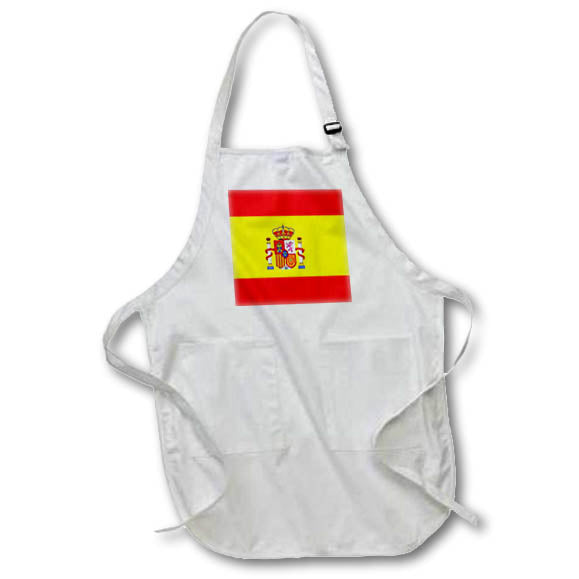 3dRose Flags - Spain Flag - Aprons (apr_28285)