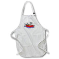 Apron - Funny Miniature Schnauzer Dog Floating down river in Inner tube Nature Funny