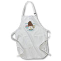 Apron - Gnomes Love Cupcakes and Coffee Foodie Gnome, 3dramm AmansMall Mythical Creatures - Gnomes