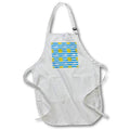 Apron - Summer pattern of blue sky, white clouds, and the shining sun Alexis Design - Pattern Summer