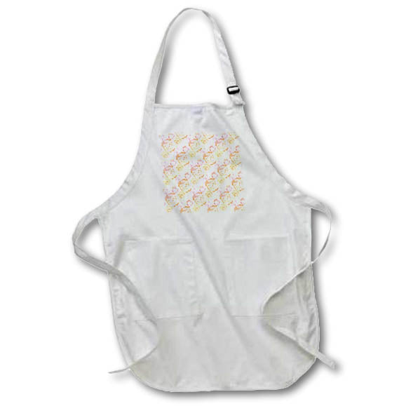 Apron - Abstract pattern of round shapes of yellow, orange, purple colors Alexis Design - Pattern Abstract