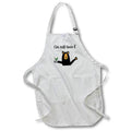 Apron - Funny Black Bear Drinking Gin Drink Gin and Bear it Pun Funny