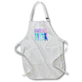 Apron - Image of Word Inviolable with Striped Background Woman Archer – Charisma