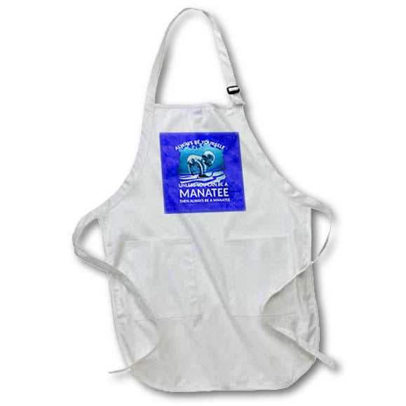 Apron - Always be yourself unless you can be a manatee over a nautical map. Creative Studios – Ocean Animals